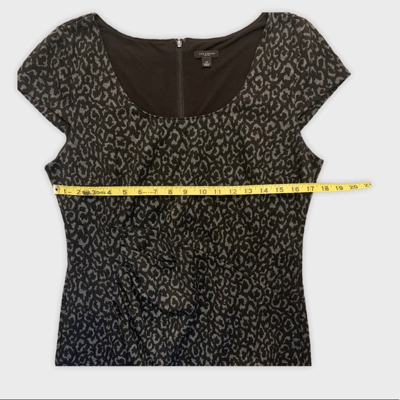 Animal print dress Ann Taylor Womens size 12 - Picture 4 of 6